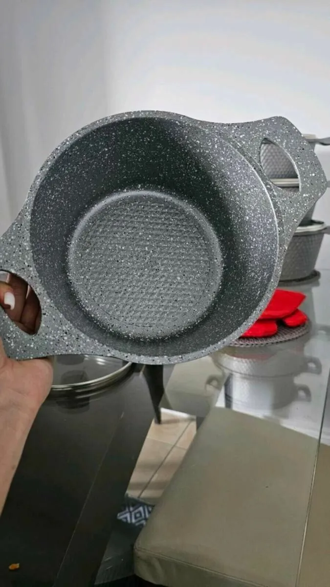 Cookware pots marble - Image 3