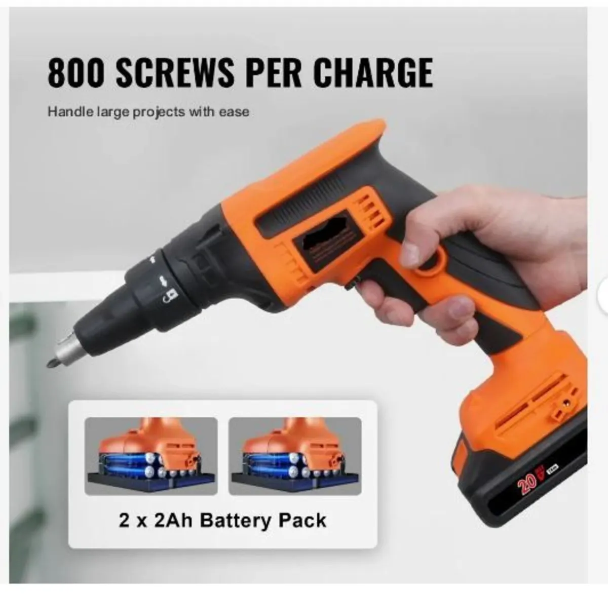 Drywall Screw Gun, 20V Max - Image 3