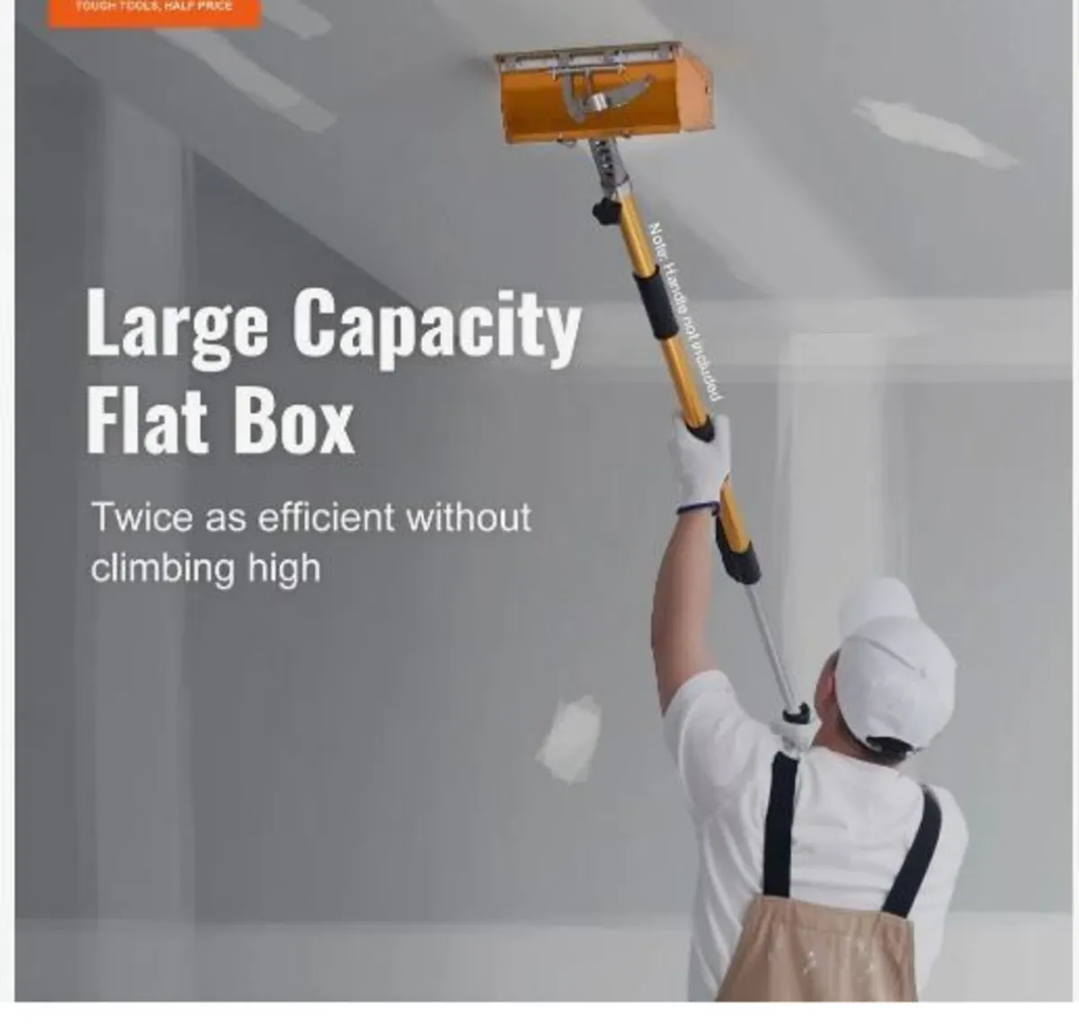 Drywall Flat Box, 10-Inch Wide Quick Clean - Image 1