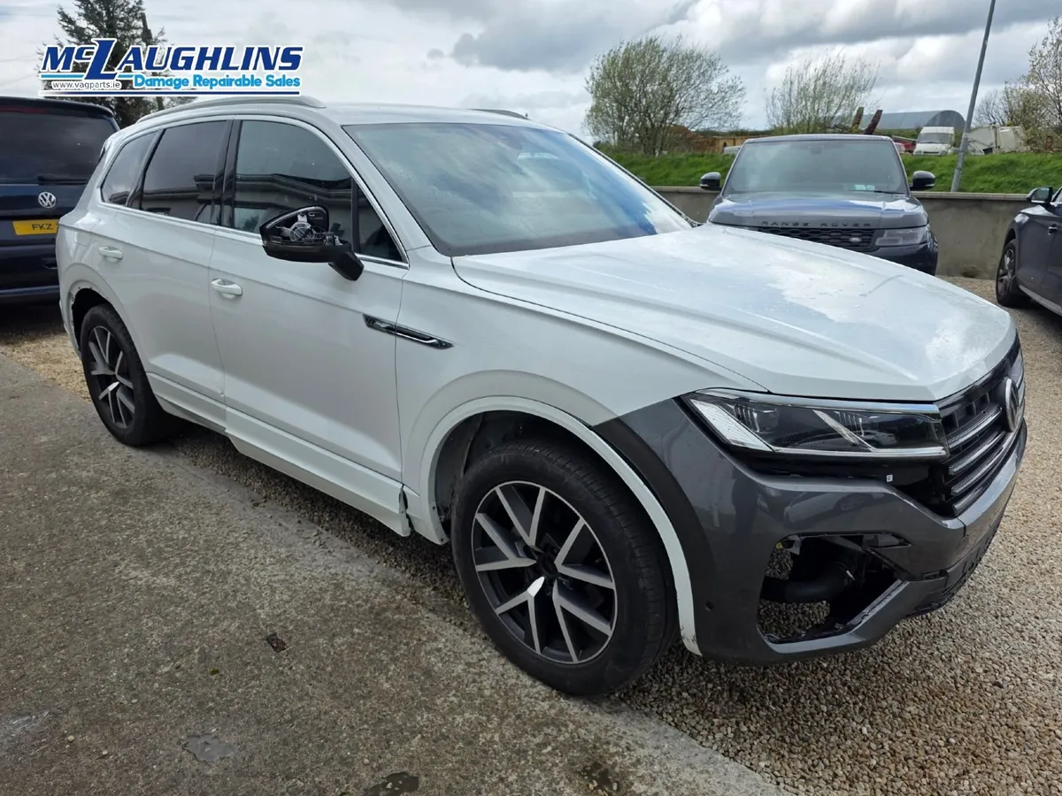 VW Touareg 2019 White 3.0 Tdi V6 R Line - Image 1