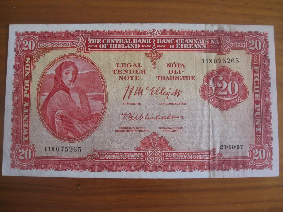 20 Pound Lavery Note - 250 Euros - Image 1