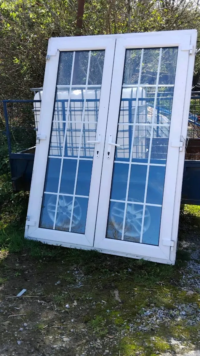 Pvc french doors - Image 1
