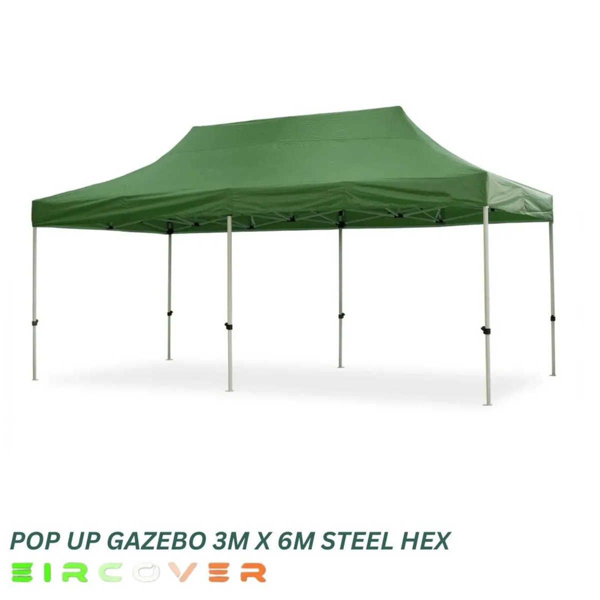 Heavy Duty Pop Up Gazebo Steel 40mm Hex 3m x 6m - Image 2
