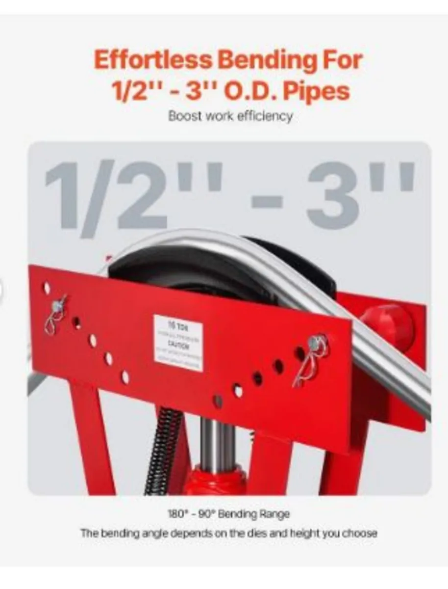 Hydraulic Pipe Bender, 16 Ton - Image 3