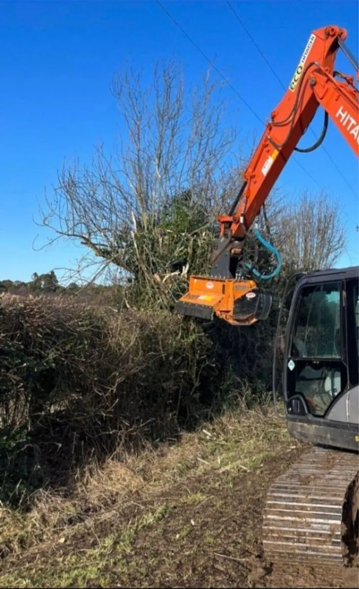 Mini Digger Hire with Driver - Image 3