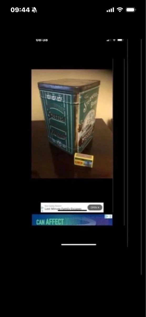 Vintage’The Steamship Brand’ Metal Box - Image 3