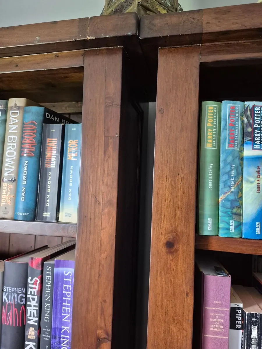 Solid Timber Book Shelves - Image 1