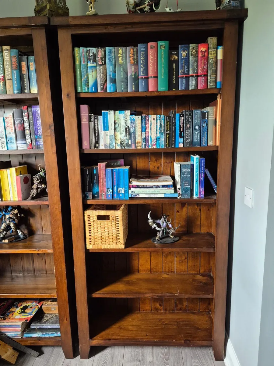 Solid Timber Book Shelves - Image 2