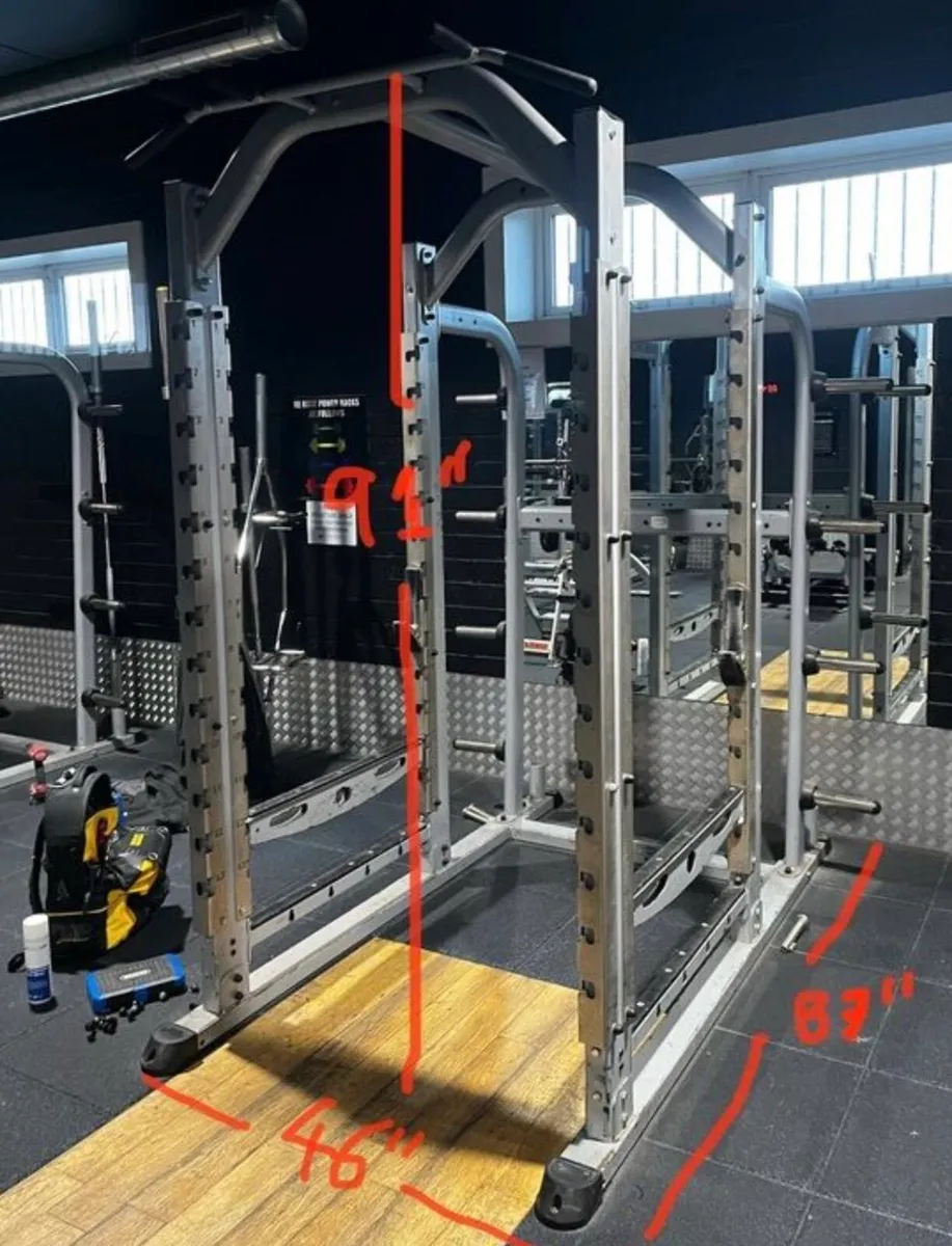 Indigo fitness power tack cage & matching bench - Image 1