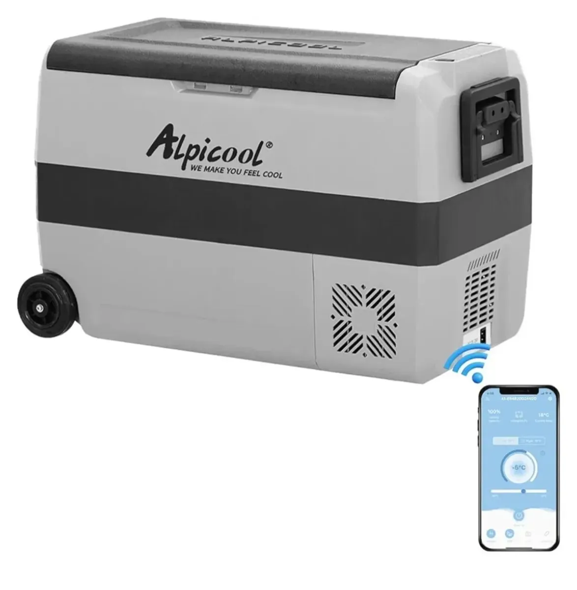 Car freezer Alpicool Car Fridge Freezer 50L New - Image 4