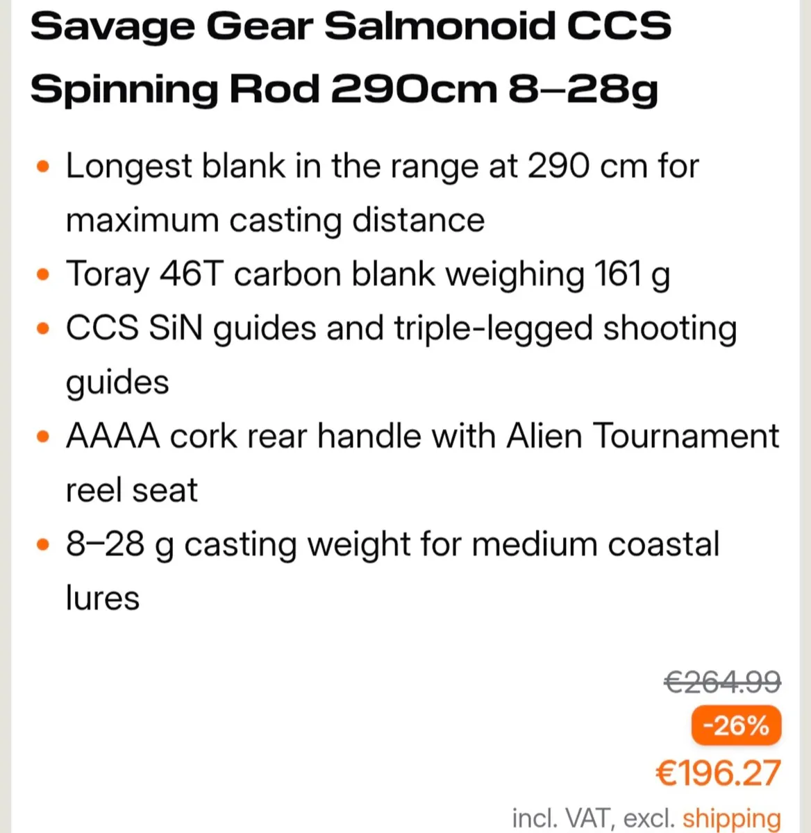 Savage gear salmonoid rod - Image 4