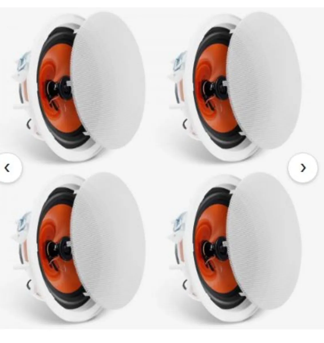 4PCs 8 in/20.3 cm Ceiling Speakers 100W - Image 1