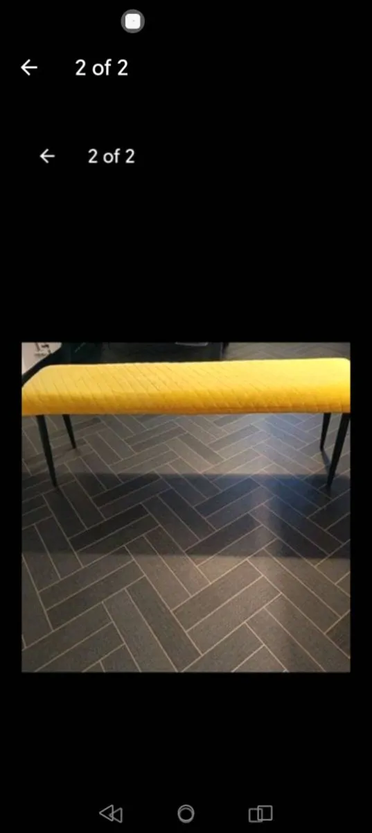 Julian Bowen Luxe Low Bench,

Height: 47, Width: 1 - Image 1