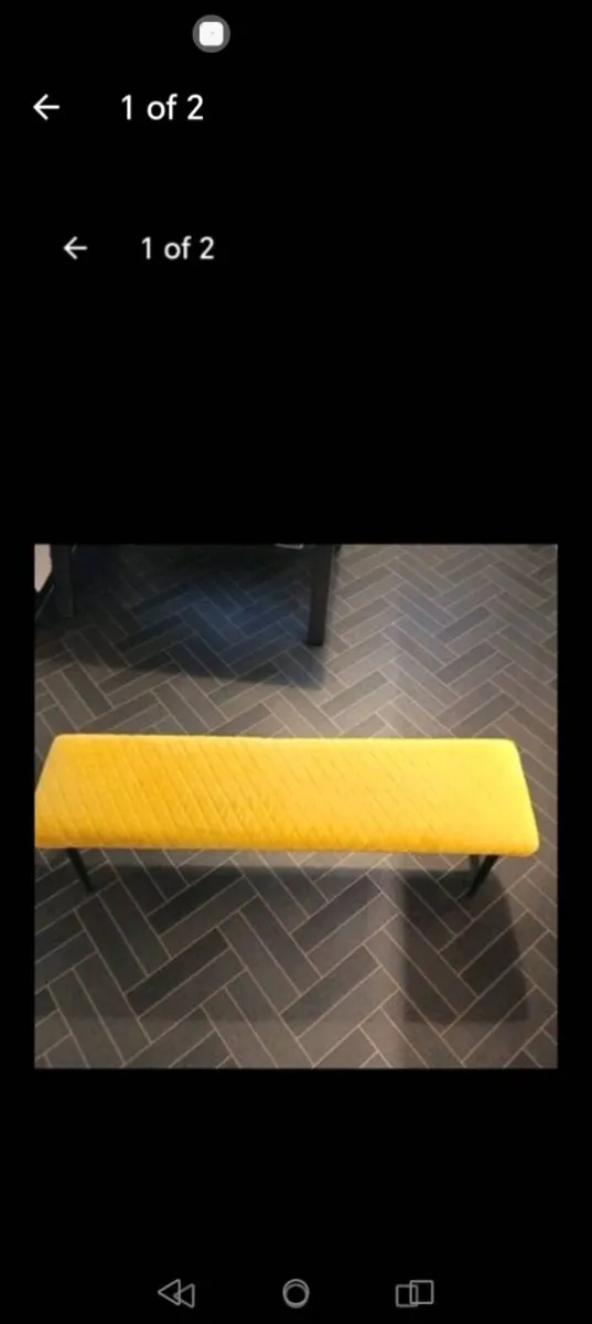 Julian Bowen Luxe Low Bench,

Height: 47, Width: 1 - Image 2