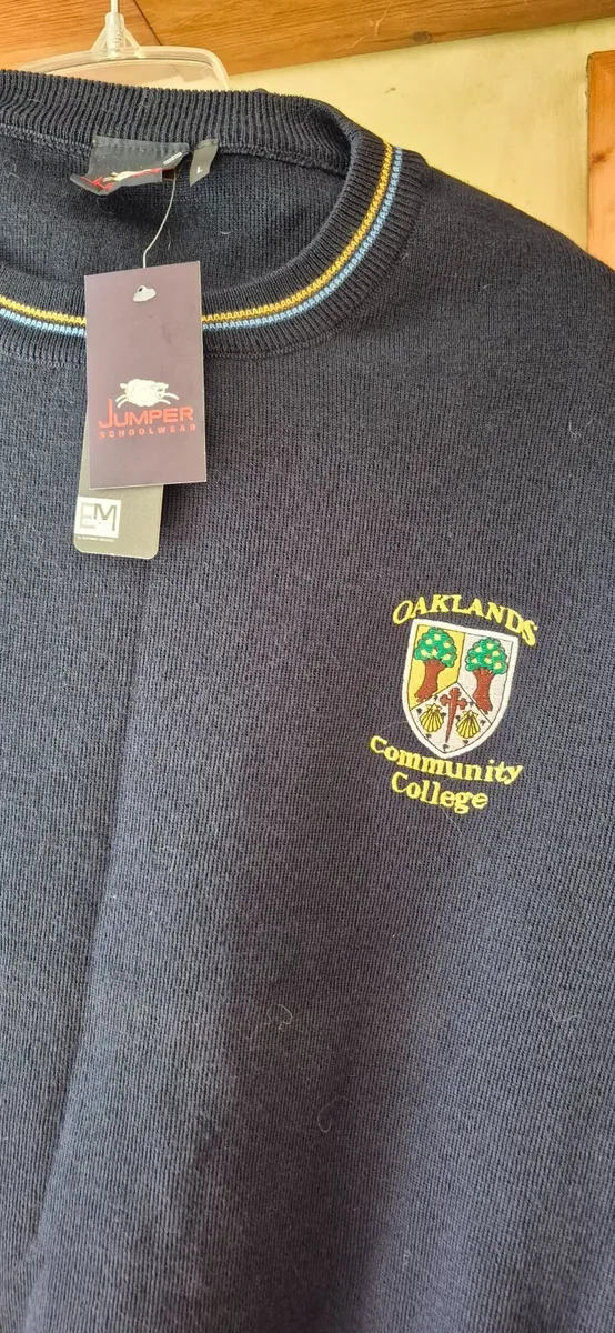 Oaklands School Edenderry Boys Jumper L (New with - Image 2