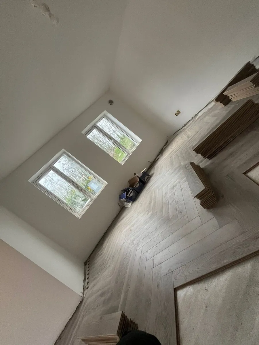 All new herringbone flooring - Image 4