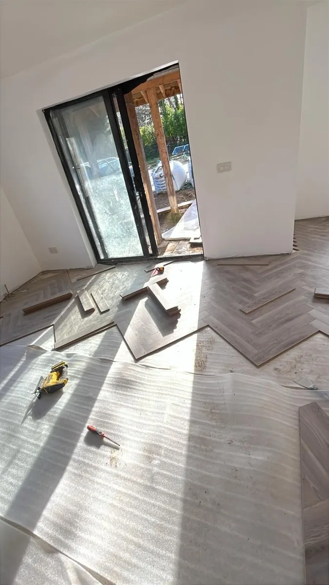 All new herringbone flooring - Image 3