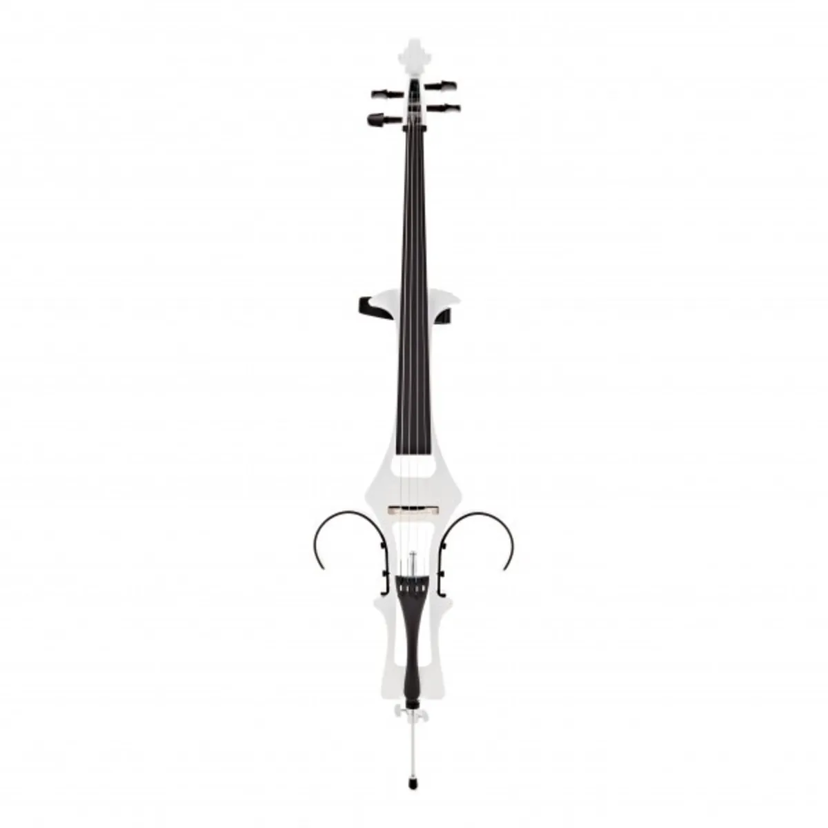 Gear4music White Electric Cello 4/4 Barely Used - Image 1