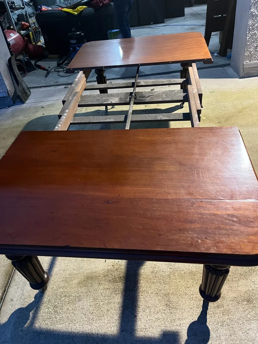 Antique table and chairs for sale - Image 2