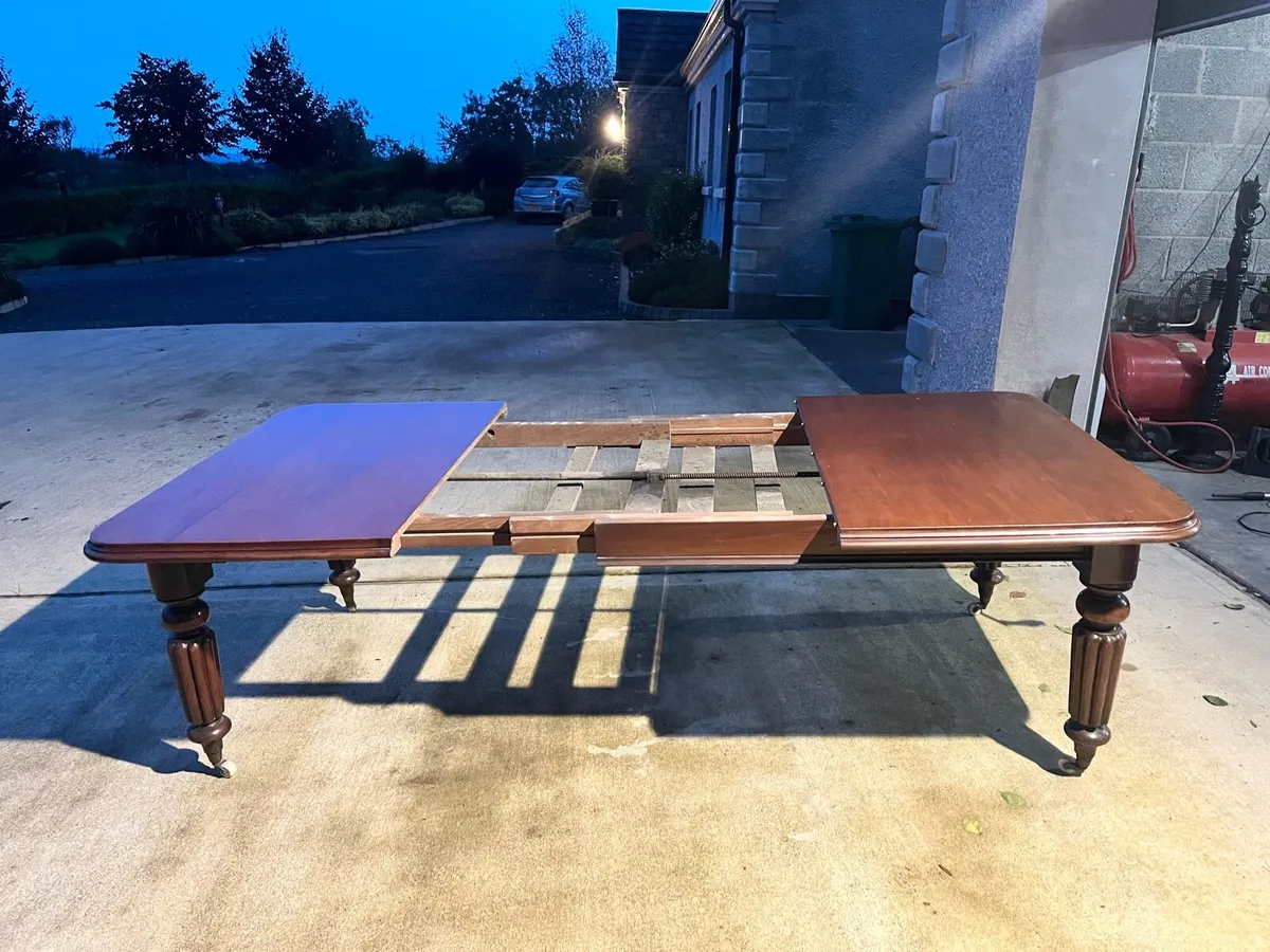 Antique table and chairs for sale - Image 3