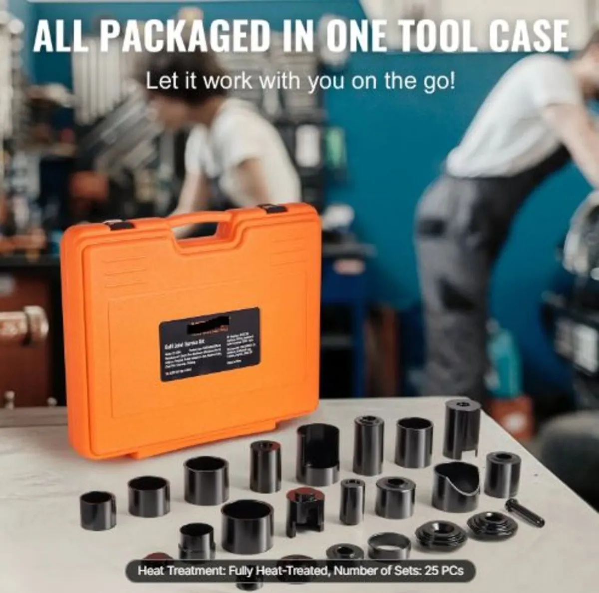 Ball Joint Press Kit, 25 pcsTool Kit,C-press Ball - Image 4