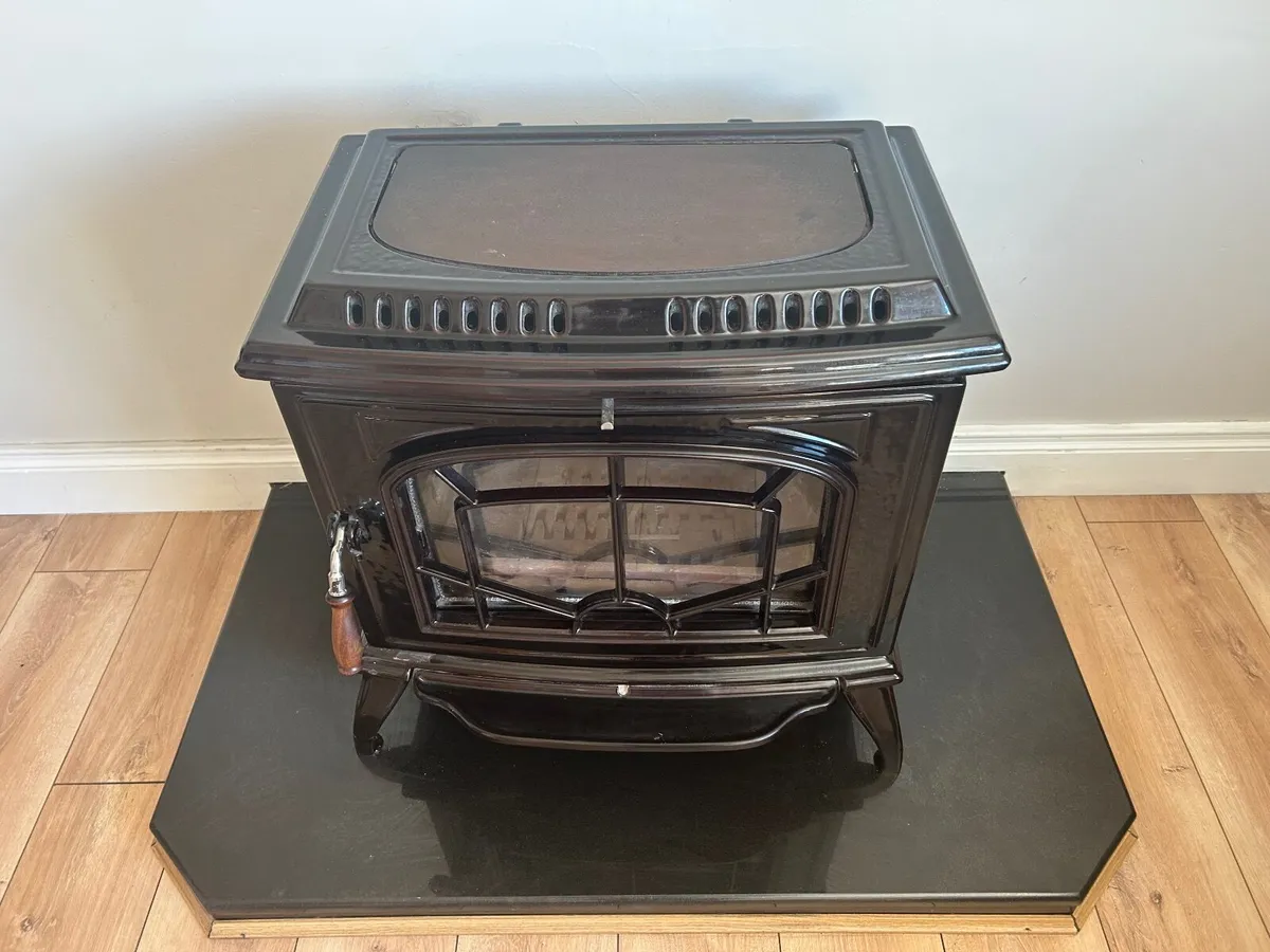 Stanley Enamel Ashling Boiler Stove with Hotplate - Image 3