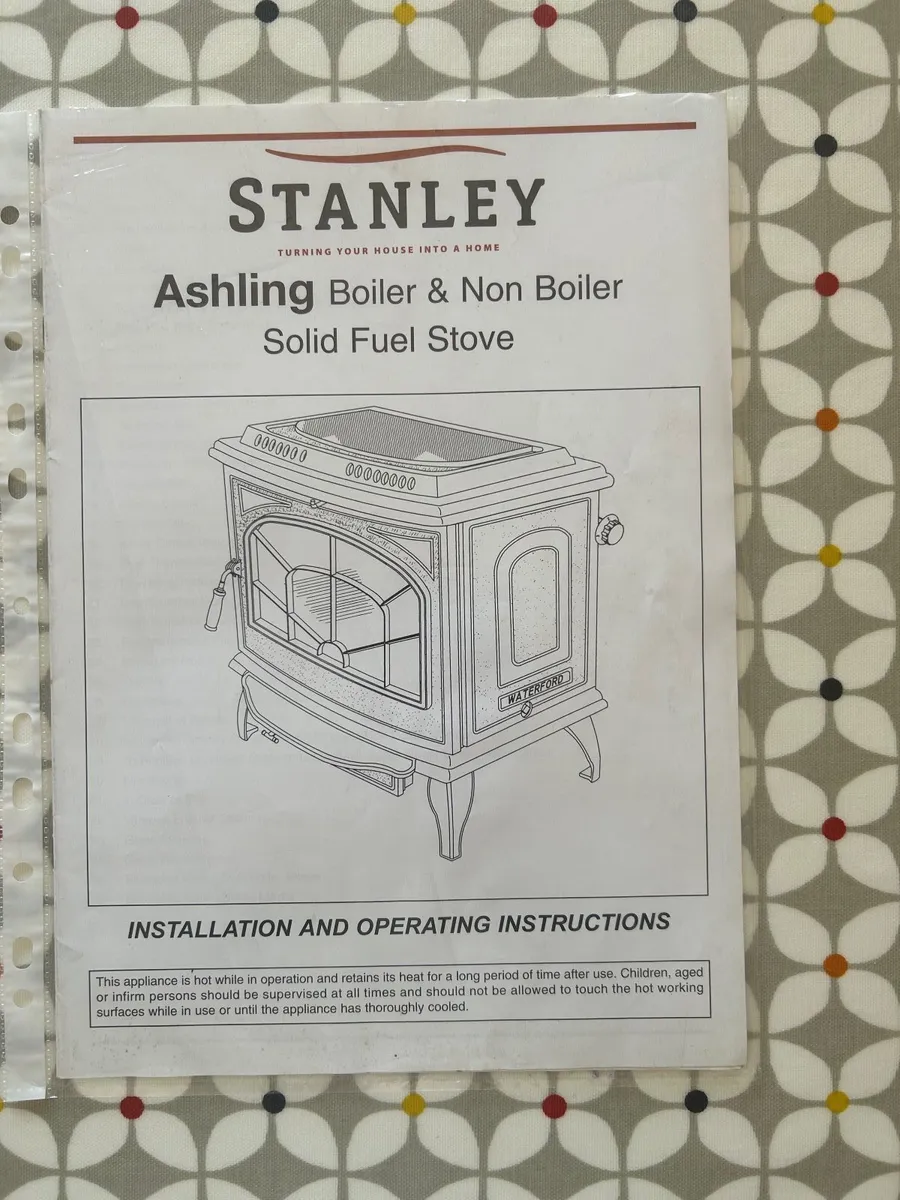 Stanley Enamel Ashling Boiler Stove with Hotplate - Image 4