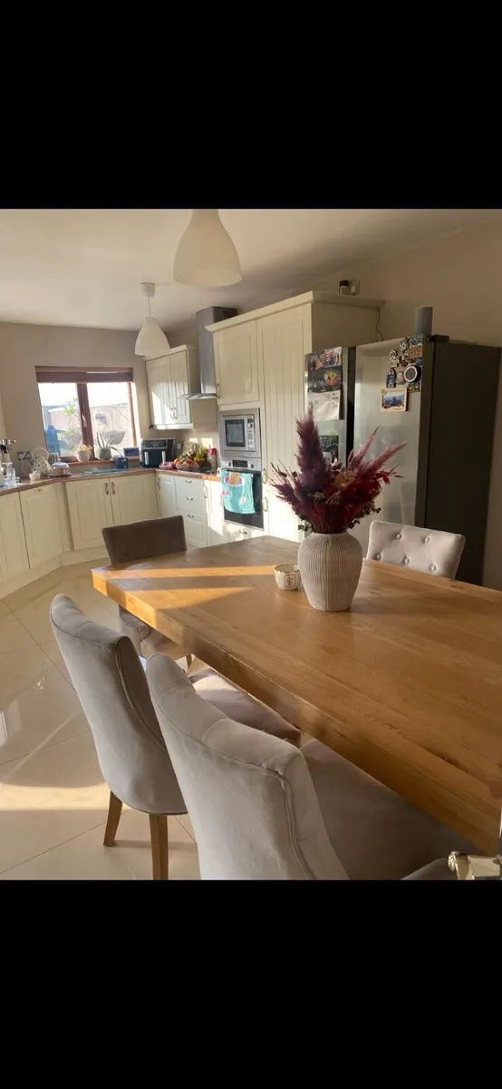 Oak Kitchen table - Image 4