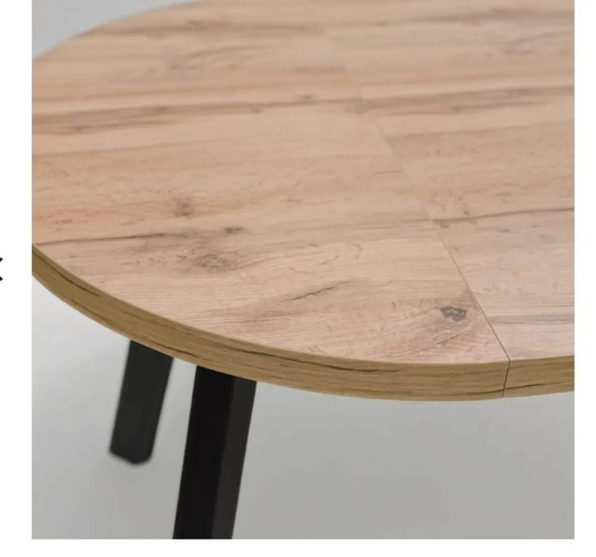 Arvian Round Extandable Dining Table 80cm to 130cm - Image 2