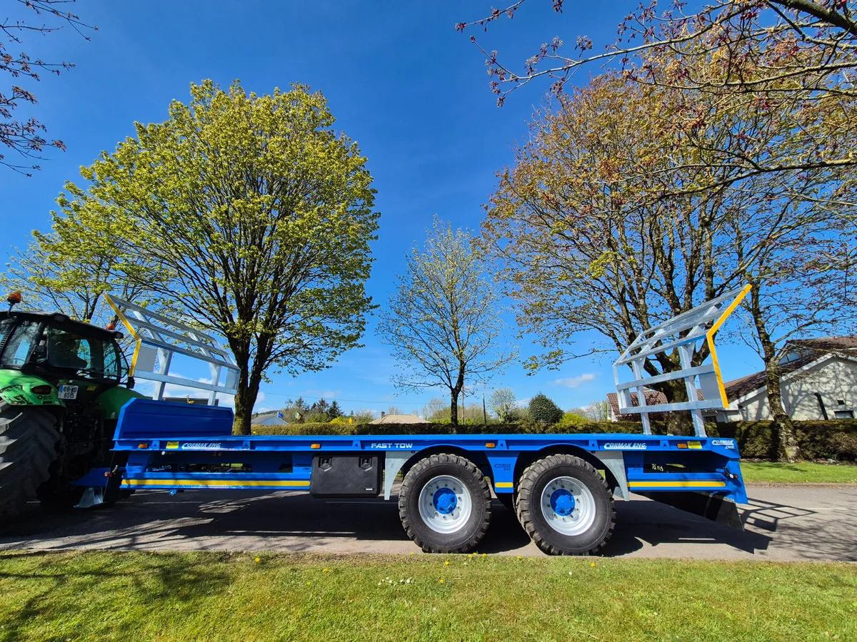 24ft Cormak Fast Tow Bale Trailers - Image 3