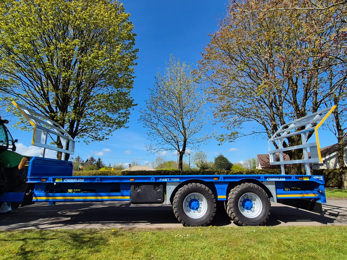 24ft Cormak Fast Tow Bale Trailers - Image 2