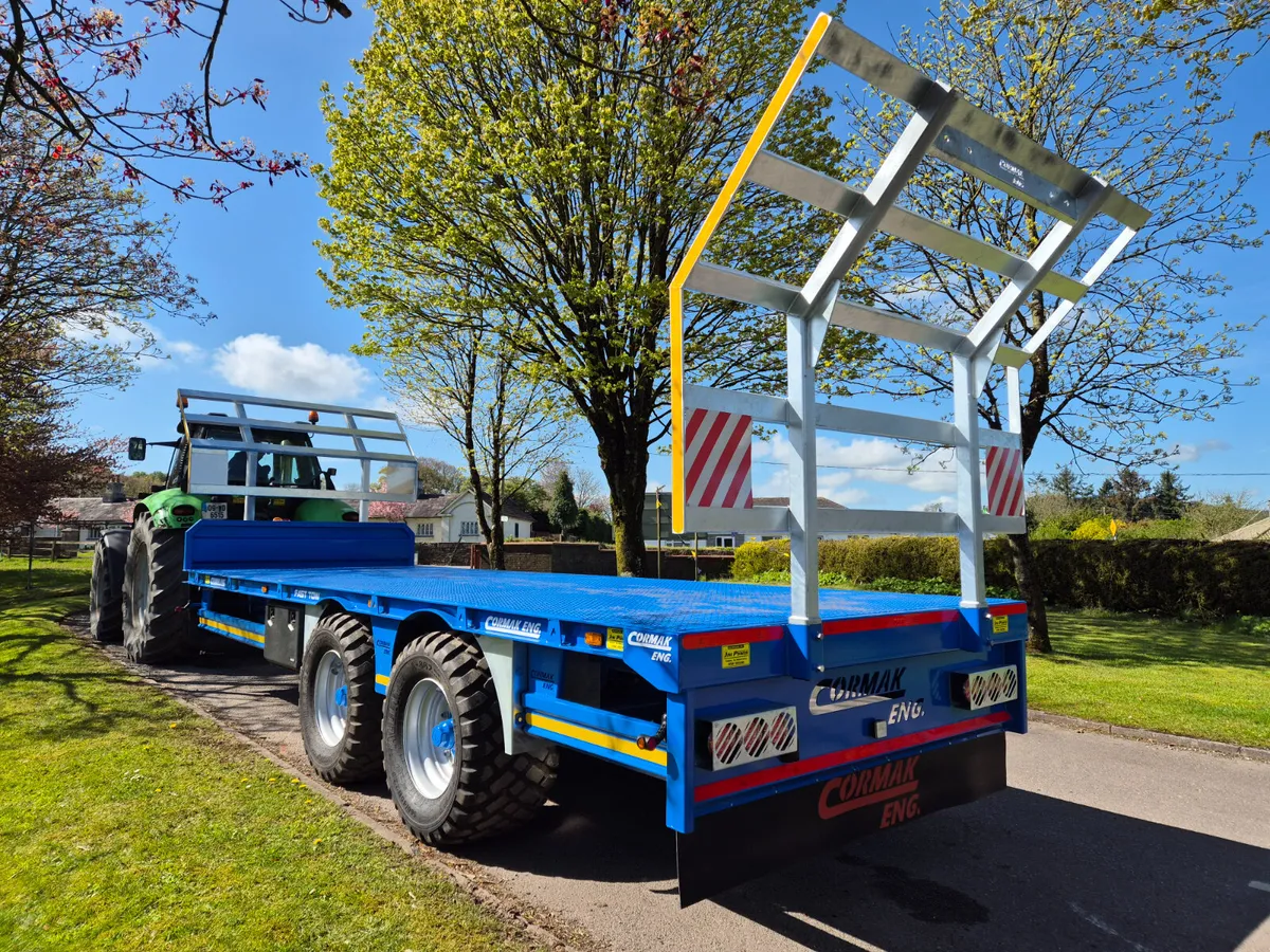 24ft Cormak Fast Tow Bale Trailers - Image 4