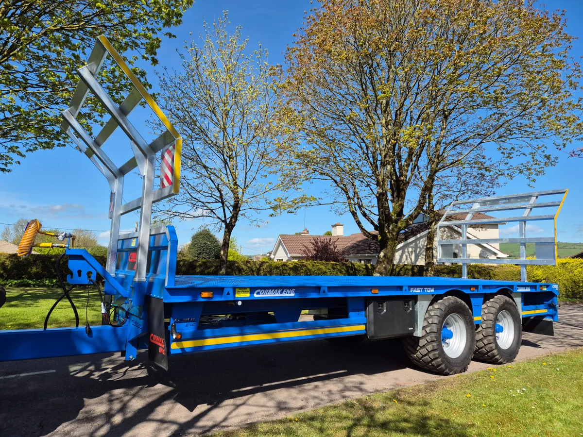 24ft Cormak Fast Tow Bale Trailers - Image 1