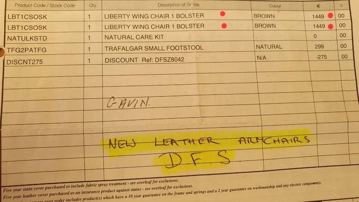 Leather Armchair Pair - Image 2