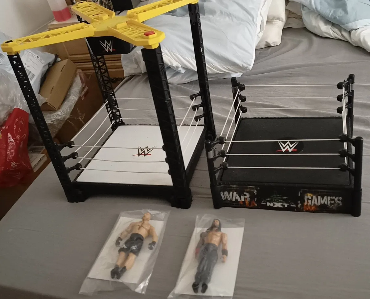 WWE Action Figures & Rings - Image 1