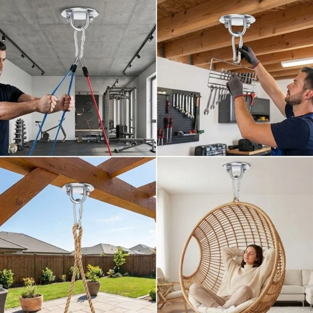 Heavy Duty Stainless Steel Ceiling Mount Kit - Image 4