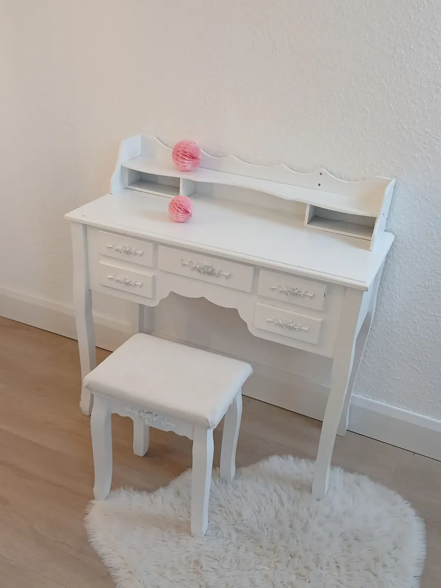 Dressing table with stool - Image 3