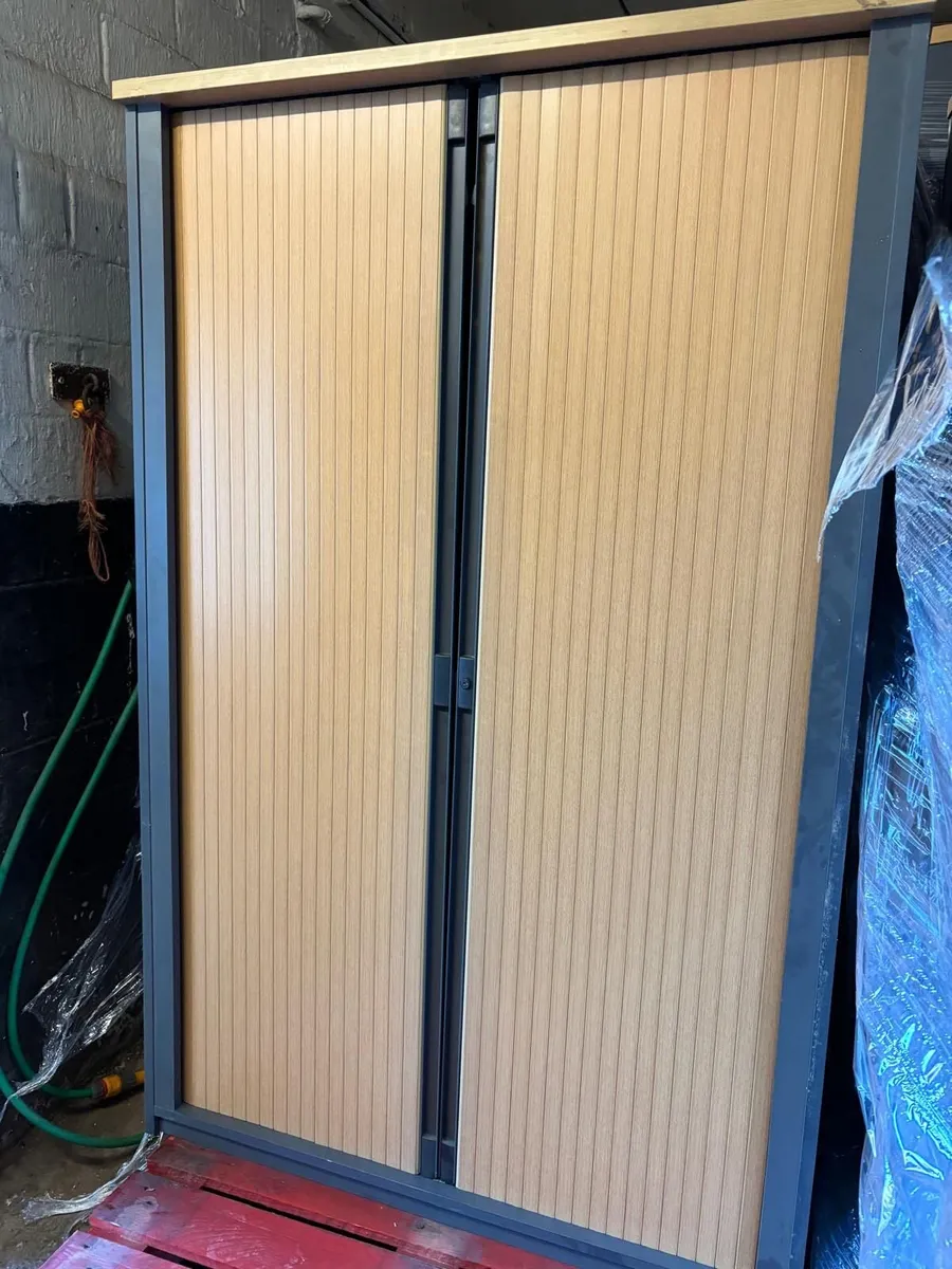 Preowned 1700mm Tambour Cupboards - £125+ VAT