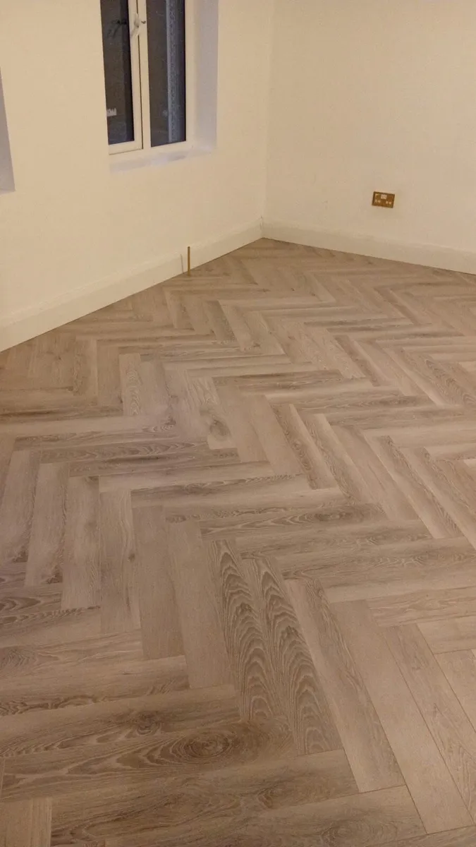 Brand new herringbone flooring - Image 3