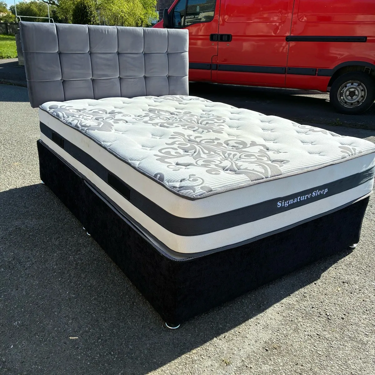 Double Bed with 12” Mattress - Image 2