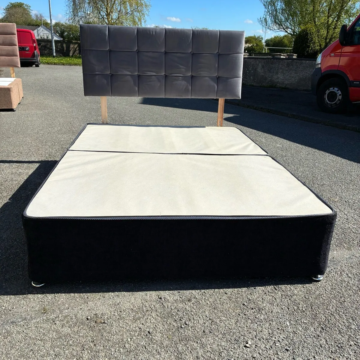 Double Bed with 12” Mattress - Image 4