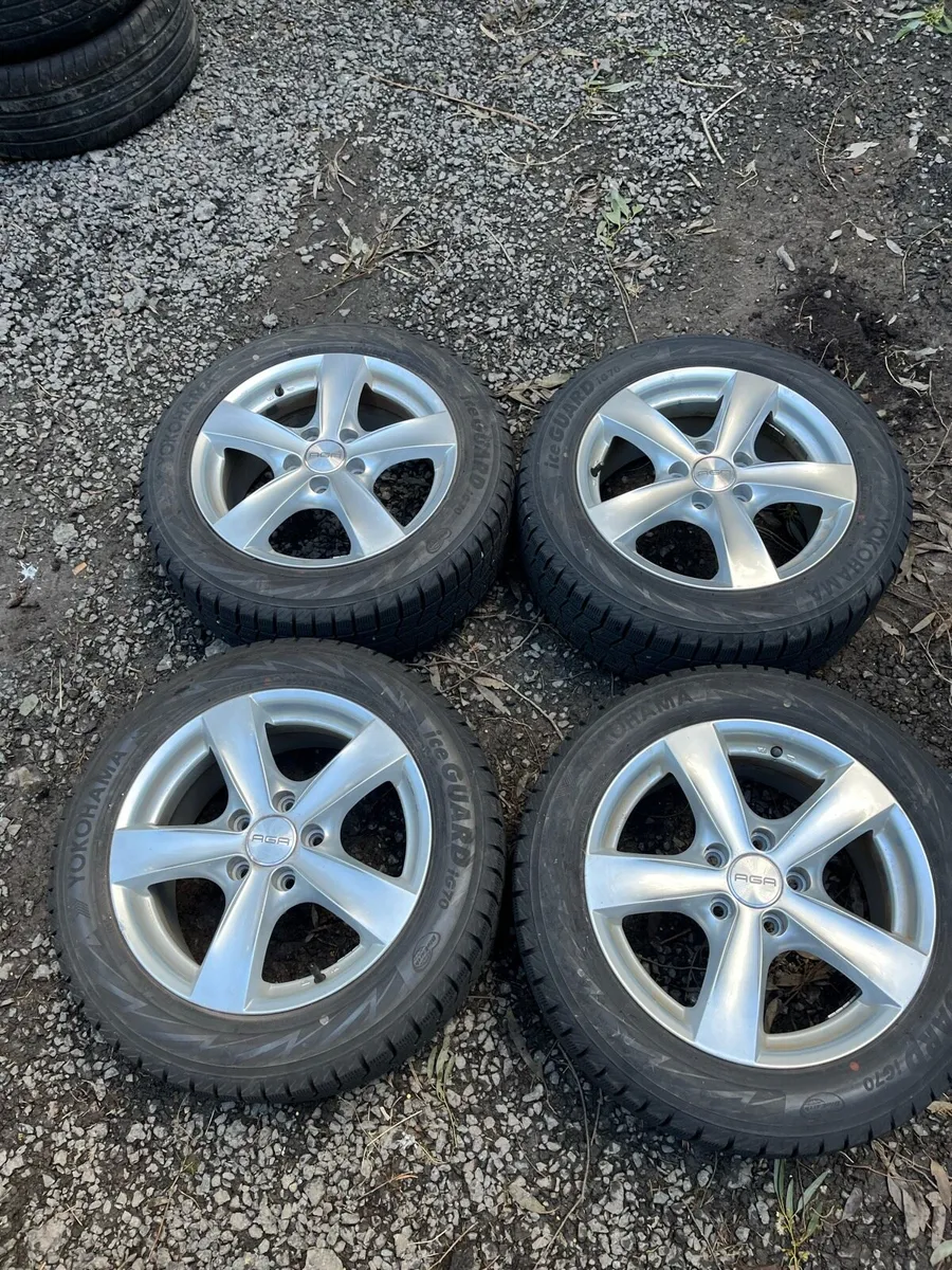 16’ VW Golf Caddy 5x112 alloy wheels - Image 1