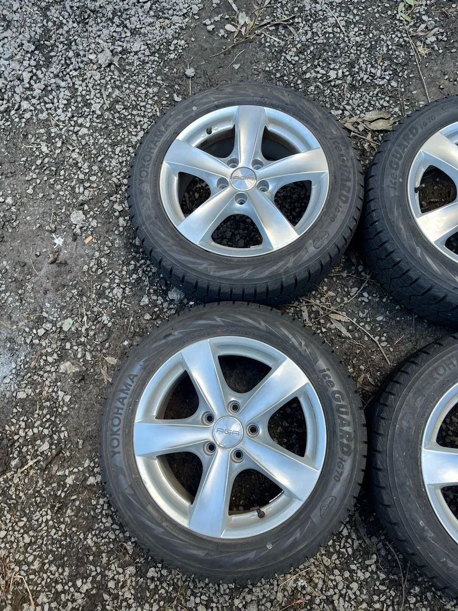 16’ VW Golf Caddy 5x112 alloy wheels - Image 2