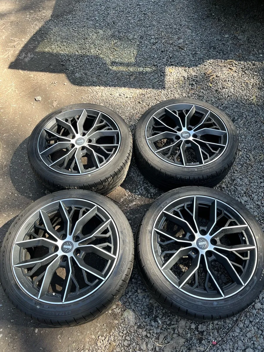 18’ Momo Audi VW 5x112 alloy wheels - Image 1