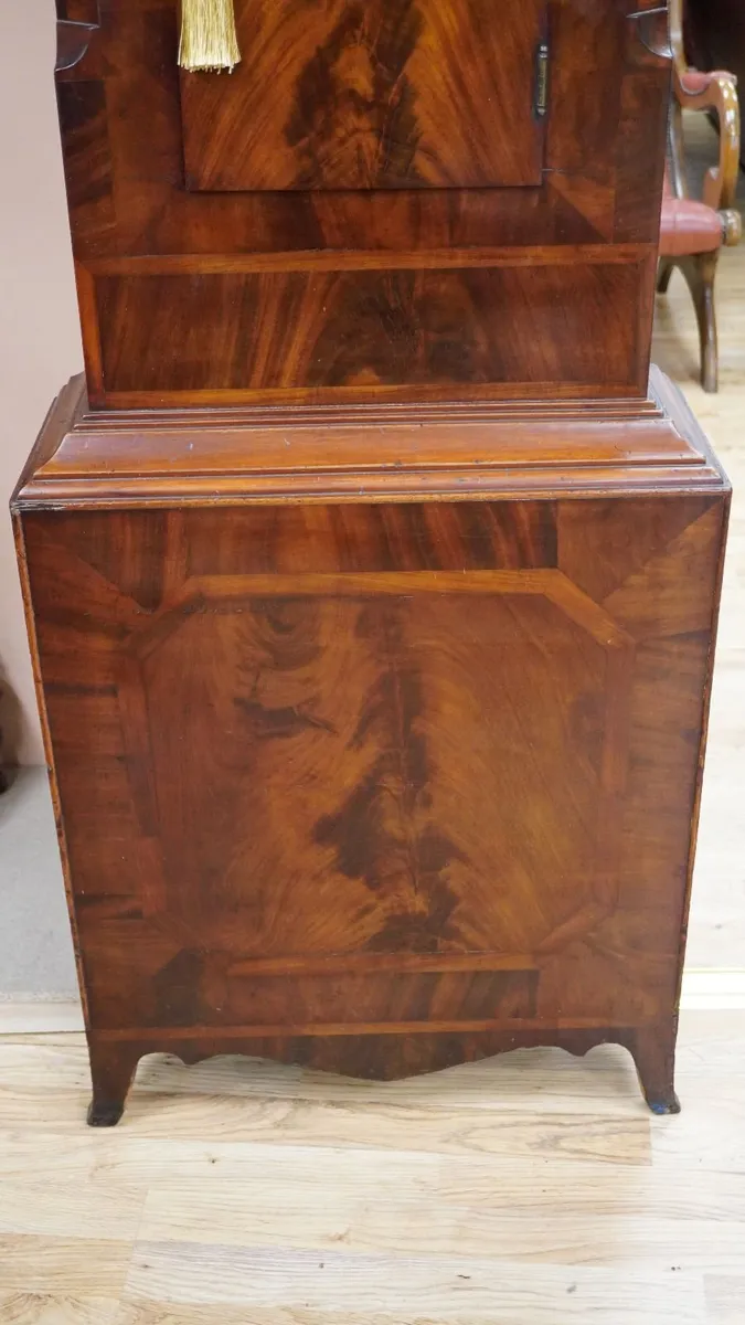 Regency Mahogany Grandfather Clock - Image 4