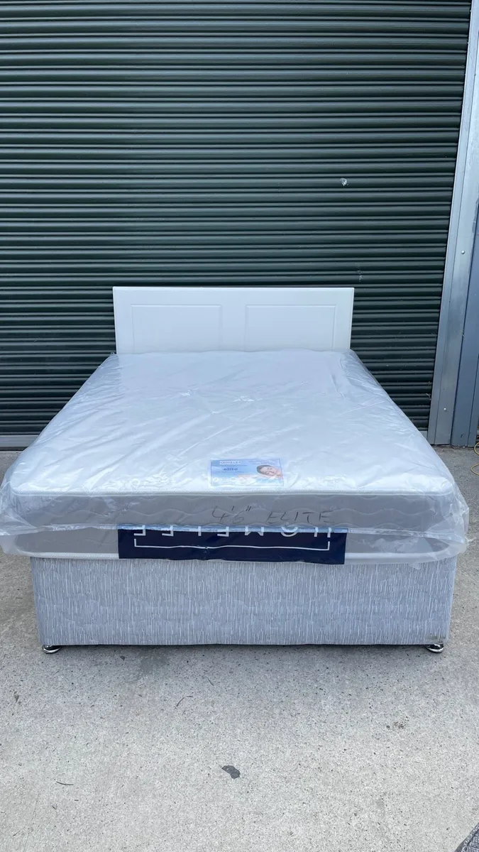 Double bed with brand new mattress - Image 2