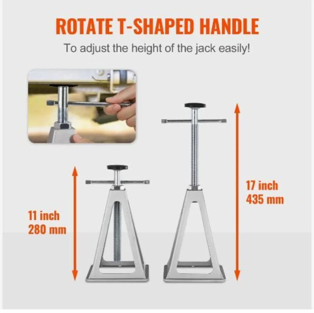 RV Stabilizer Jacks, 4 Pack Aluminum - Image 2