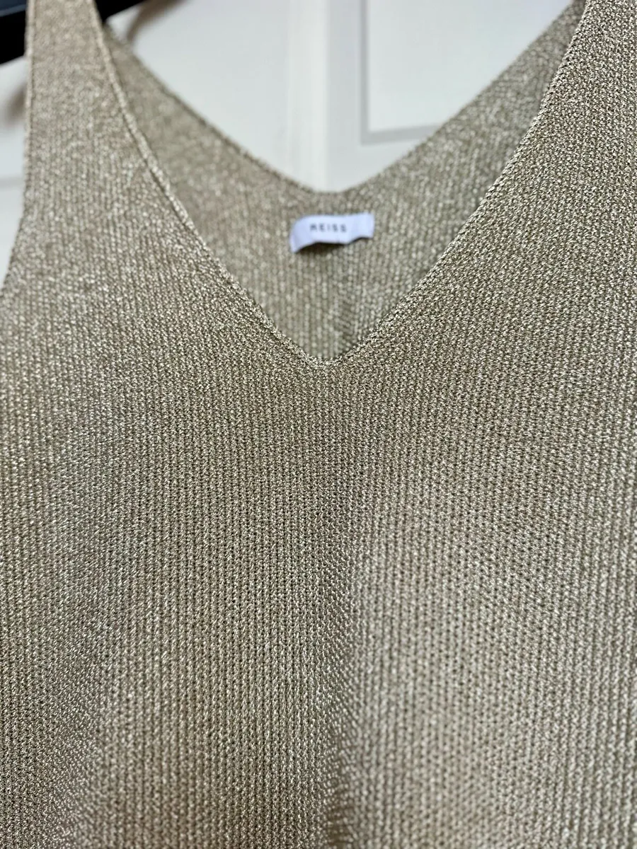 Reiss gold top - Image 2