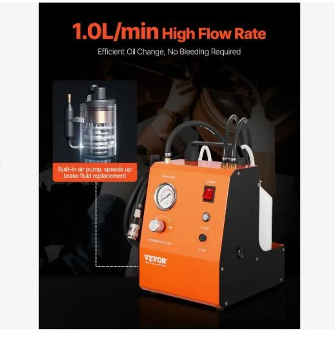 Electric Brake Bleeder Kit, Professional 220V - Image 2