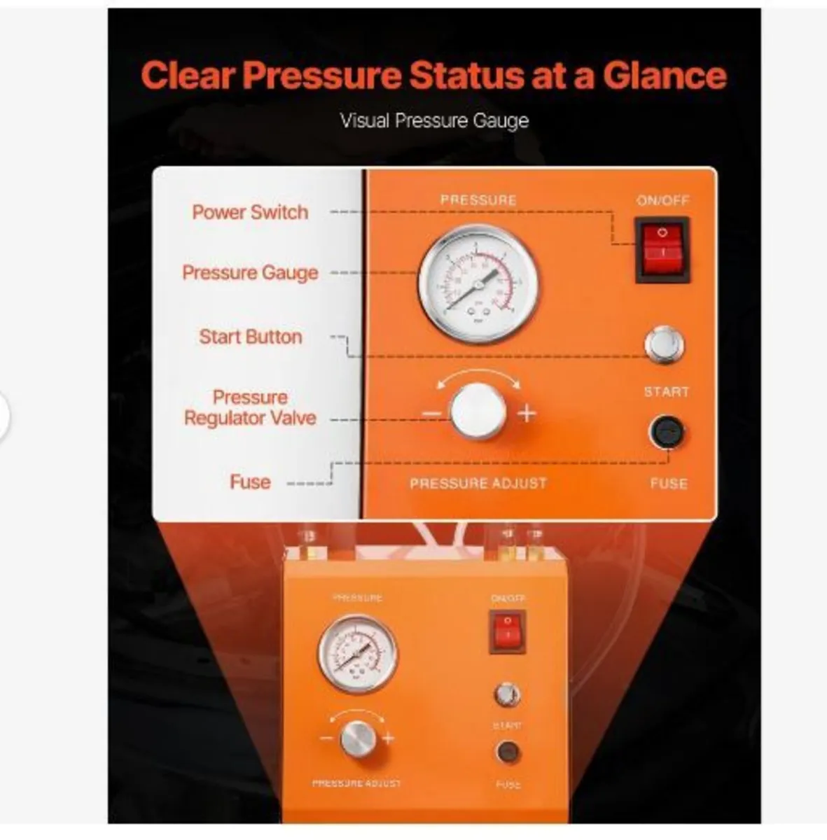 Electric Brake Bleeder Kit, Professional 220V - Image 4